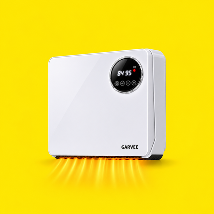 Wall-Mounted Electric Space Heater – 750W/1500W Adjustable Heat with Digital Display