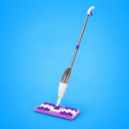 2-in-1 Spray Mop with 5 Microfiber Pads – Wet & Dry Floor Cleaning Mop