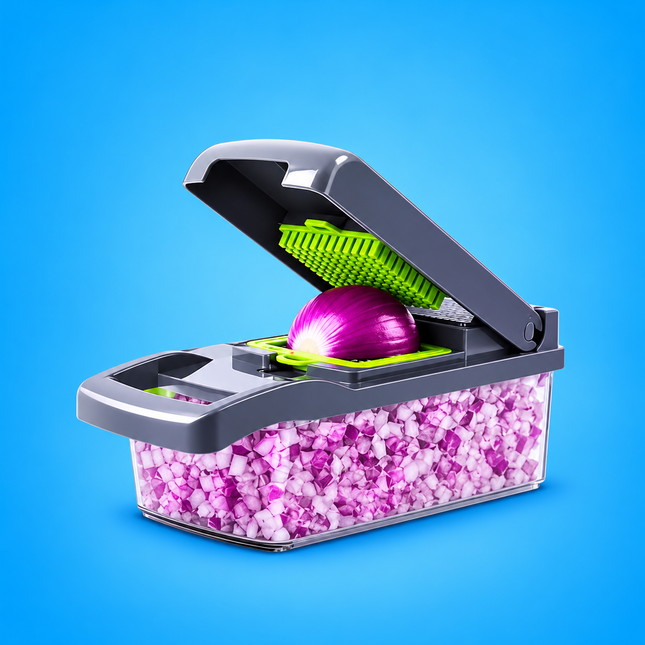 Multifunctional Vegetable Chopper 14/16 in 1 Food Slicer Dicer Grater with Handle, Kitchen Vegetable Cutter Tools Set