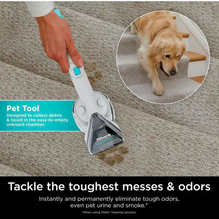 StainStriker Portable Corded Upholstery, Car, Rug and Carpet Cleaner with Spot and Pet Odor Remover in White