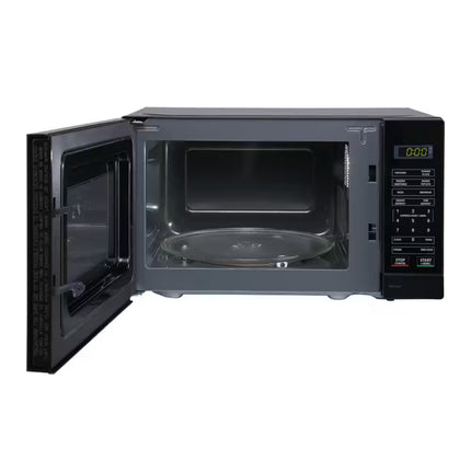 17.3 in. W, 0.7 cu. ft. Countertop Microwave in Black with 700-Watt Cooking Power