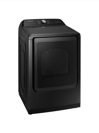 7.4 cu.ft. Smart vented Electric Dryer with Steam Sanitize+ in Brushed Black