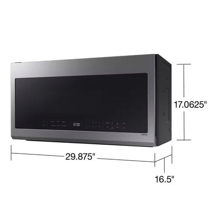 Over-the-Range Microwave 2.1 cu. ft. with Wi-Fi in Fingerprint Resistant Stainless Steel
