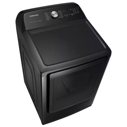 7.4 cu.ft. Smart vented Electric Dryer with Steam Sanitize+ in Brushed Black