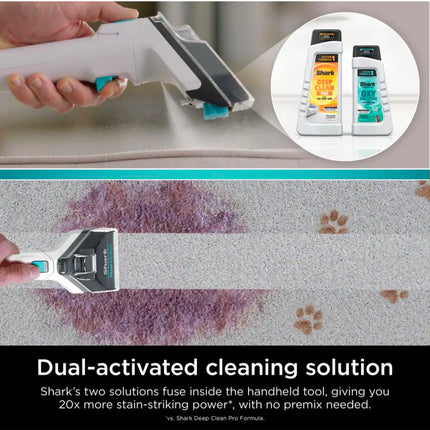 StainStriker Portable Corded Upholstery, Car, Rug and Carpet Cleaner with Spot and Pet Odor Remover in White