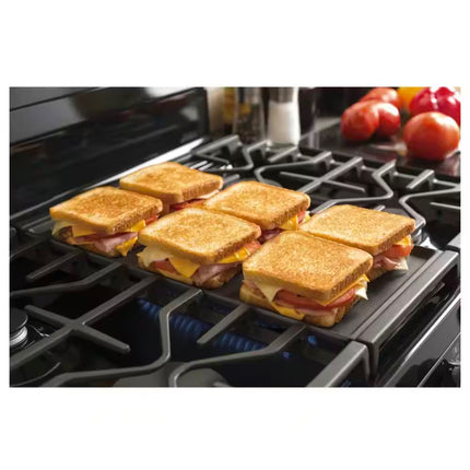 30 in. 5.0 cu. ft. Freestanding Gas Range in Stainless Steel with Griddle