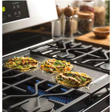 30 in. 5.0 cu. ft. Freestanding Gas Range in Stainless Steel with Griddle