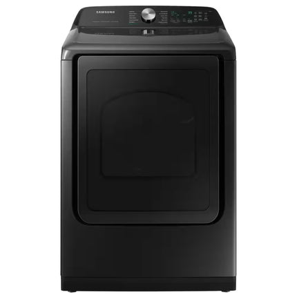 7.4 cu.ft. Smart vented Electric Dryer with Steam Sanitize+ in Brushed Black