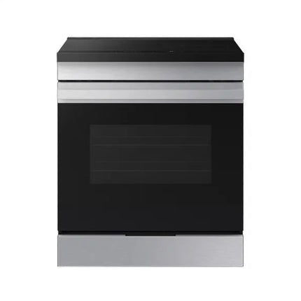 Bespoke 30 in. 6.3 cu.ft. 4 Burner Element Smart Slide-In Induction Range w/ Anti-Scratch Glass in Stainless Steel