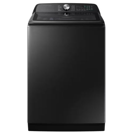5.2 cu. ft. Large Capacity Smart Top Load Washer with Super Speed Wash in brushed black