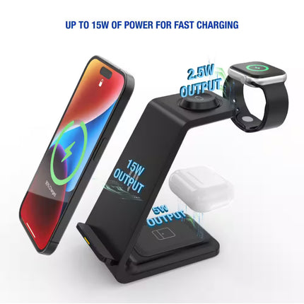 PowerSync 3-in-1 Wireless Charge Stand