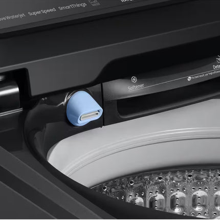 5.2 cu. ft. Large Capacity Smart Top Load Washer with Super Speed Wash in brushed black