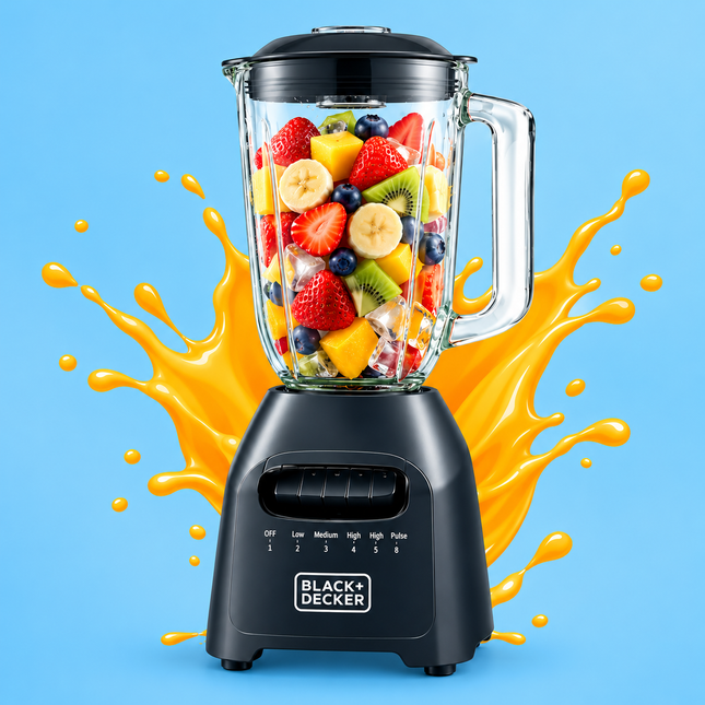 BLACK+DECKER Electric Blender – Freshness Made Easy
