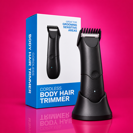 Cordless Body Hair Trimmer for Men – Precision Grooming Kit