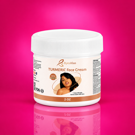 Turmeric Face Cream 2 oz – Natural Moisturizing & Nourishing Skincare for Radiant Skin