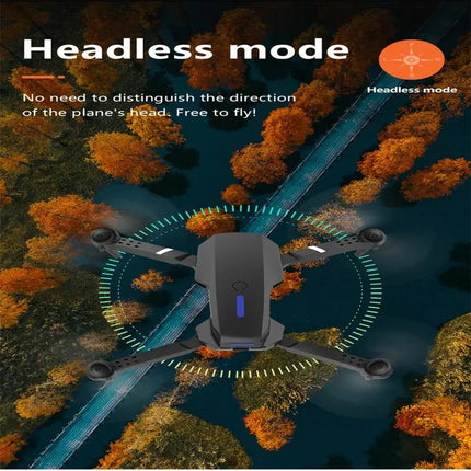 Professional E88 UAV 4k HD Dual Camera Aerial Photography WiFi FPV360° Air Flight Folding Quadcopter CHILDREN'S Toys Gifts