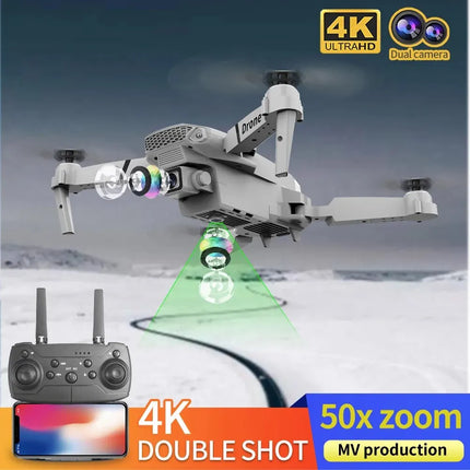 Professional E88 UAV 4k HD Dual Camera Aerial Photography WiFi FPV360° Air Flight Folding Quadcopter CHILDREN'S Toys Gifts