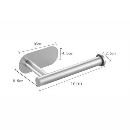 Bathroom Paper Towel Holder Stainless Steel Vertical Toilet Paper Holder Perforation-free Floor Standing Toilet Paper Holder