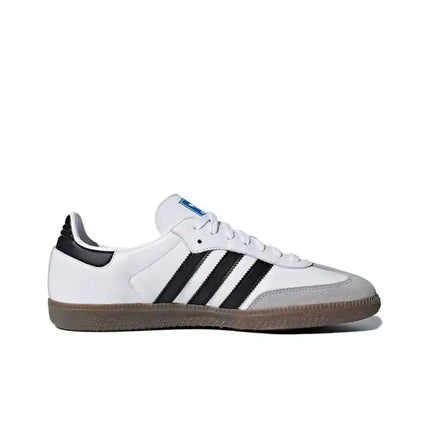 Adidas Originals SAMBA OG Soft Upper for Easy Foot Feel, Low Top Board Shoes for Both Men and Women in Black, White, and Gray