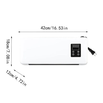 Winter Space Heater Electric Heater Heating For Room 3D Remote Control Wall Mounted Fan Heater 110V/220V Home Appliance