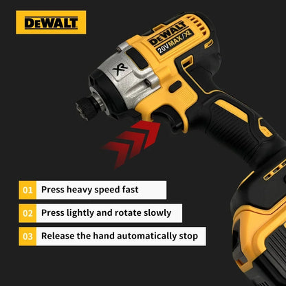 Dewalt DCD887 Electric Impact Driver Drill 3250RPM Speed Brushless motor Power Tools  Electric Screwdriver For 20V Battery