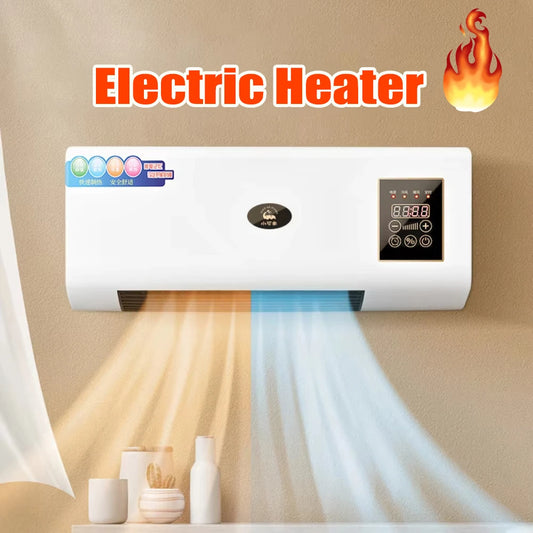 Winter Space Heater Electric Heater Heating For Room 3D Remote Control Wall Mounted Fan Heater 110V/220V Home Appliance