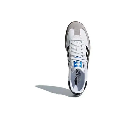 Adidas Originals SAMBA OG Soft Upper for Easy Foot Feel, Low Top Board Shoes for Both Men and Women in Black, White, and Gray