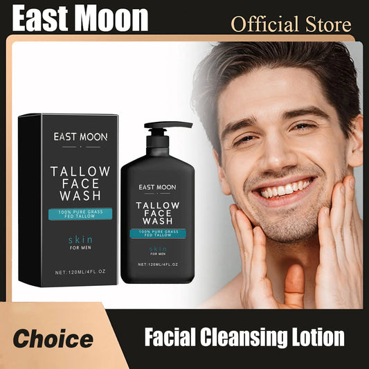 Men Facial Cleanser Lotion Remove Acne Blackhead Prevent Clogged Pores Oil Controll Exfoliator Refreshing Facial Cleaning Cream