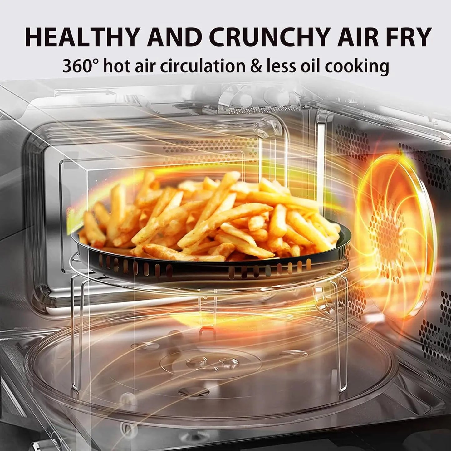 TOSHIBA 6-in-1 Inverter Countertop Microwave Oven Air Fryer Combo MASTER Series Broil Convection Speedy Combi Even Defrost