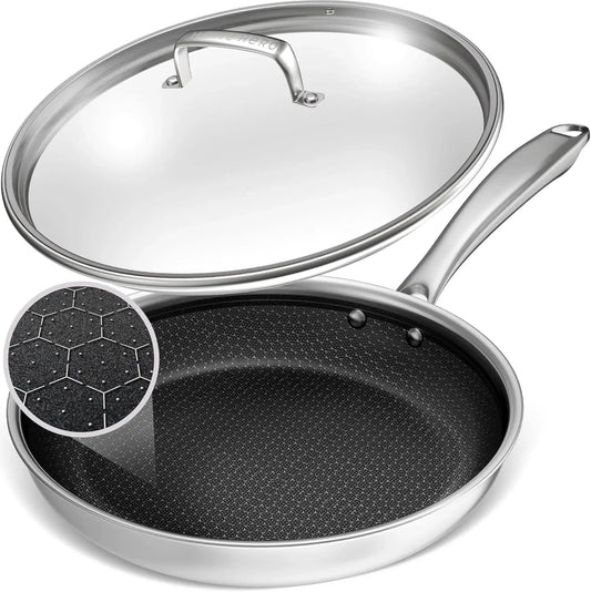 Non Stick Frying Pans Dishwasher and Oven Safe Skillet Induction Ready, Compatible with All Cooktops Frying Pan