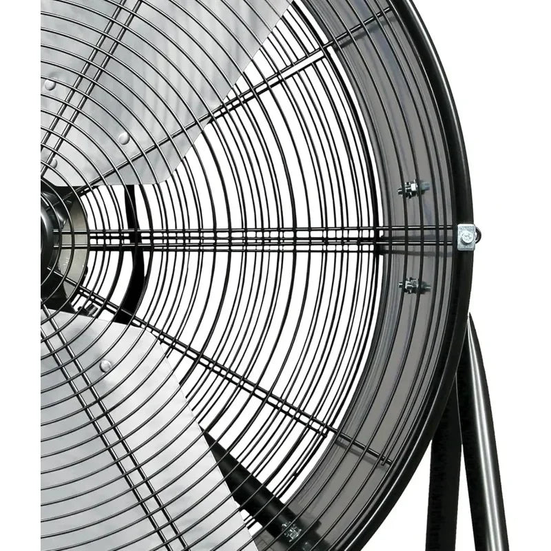 Hurricane Pro 24” Heavy Duty Drum Fan – Powerful 7195 CFM Airflow, Adjustable Tilt, All-Metal Construction for Home, Garage