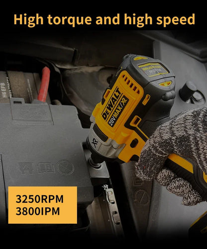 Dewalt DCD887 Electric Impact Driver Drill 3250RPM Speed Brushless motor Power Tools  Electric Screwdriver For 20V Battery