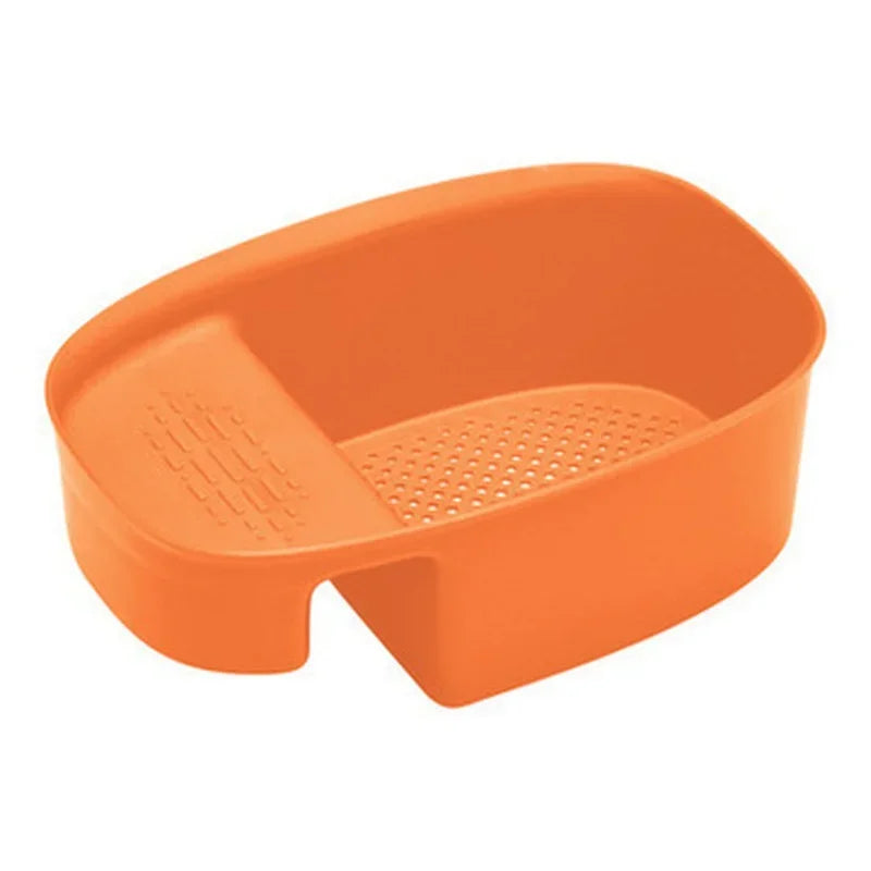 Collapsible Colander Kitchen Accessories Extendable Strainer Fruits Vegetables Noodle Drain Basket Space-Saver Drainer Over Sink