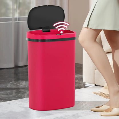 13-Gallon Kitchen Trash Can 50l Garbage Can Automatic Touch Free Garbage Bin Motion Sensor Trash Can with Lid Waste Bin