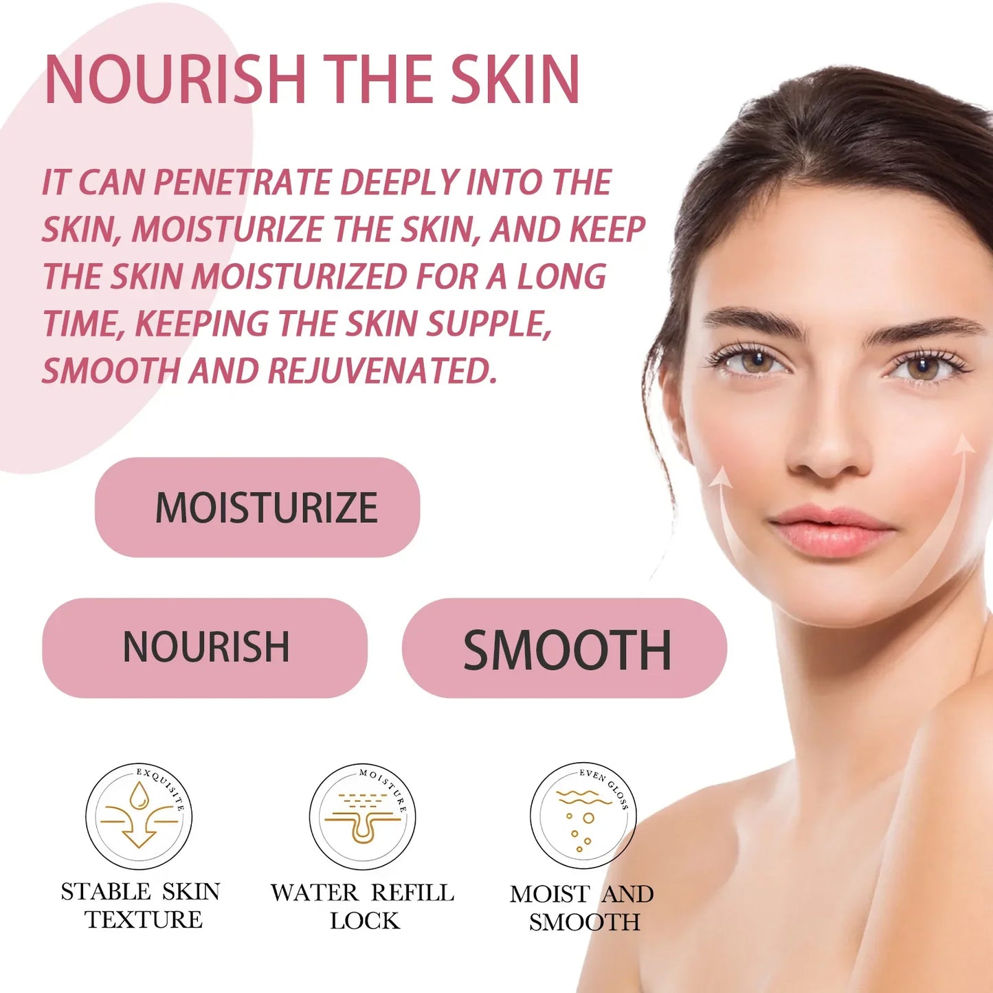 Collagen Moisturizing Lotion Reduce Fine Lines Wrinkles Improve Skin Elasticity Deep Nourish Tender Skin Face Care Essence Milk