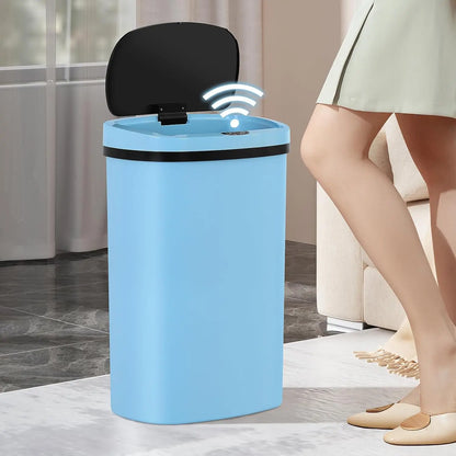 13-Gallon Kitchen Trash Can 50l Garbage Can Automatic Touch Free Garbage Bin Motion Sensor Trash Can with Lid Waste Bin