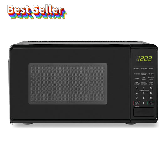 0.7 cu. ft. Countertop Microwave Oven, 700 Watts, Black Kitchen Appliances.USA.NEW