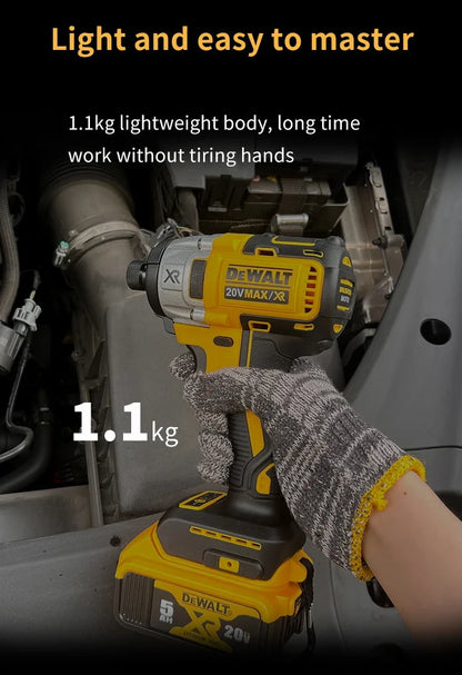 Dewalt DCD887 Electric Impact Driver Drill 3250RPM Speed Brushless motor Power Tools  Electric Screwdriver For 20V Battery