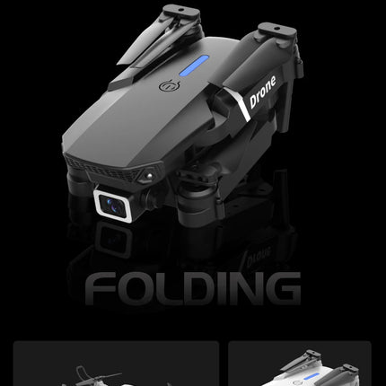 Professional E88 UAV 4k HD Dual Camera Aerial Photography WiFi FPV360° Air Flight Folding Quadcopter CHILDREN'S Toys Gifts