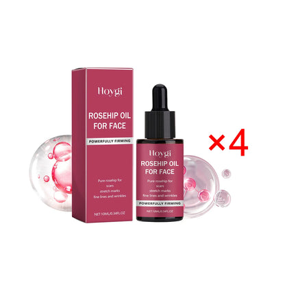 Pure Rosehip Oil Firming Delicate Pores Smooth Repair Facial Moisturizing Fade  Fine Lines Wrinkles Acne Blackheads Face Care