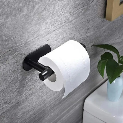 Stainless Steel Paper Towel & Toilet Paper Holder – Wall-Mounted Napkin Dispenser for Kitchen & Bathroom
