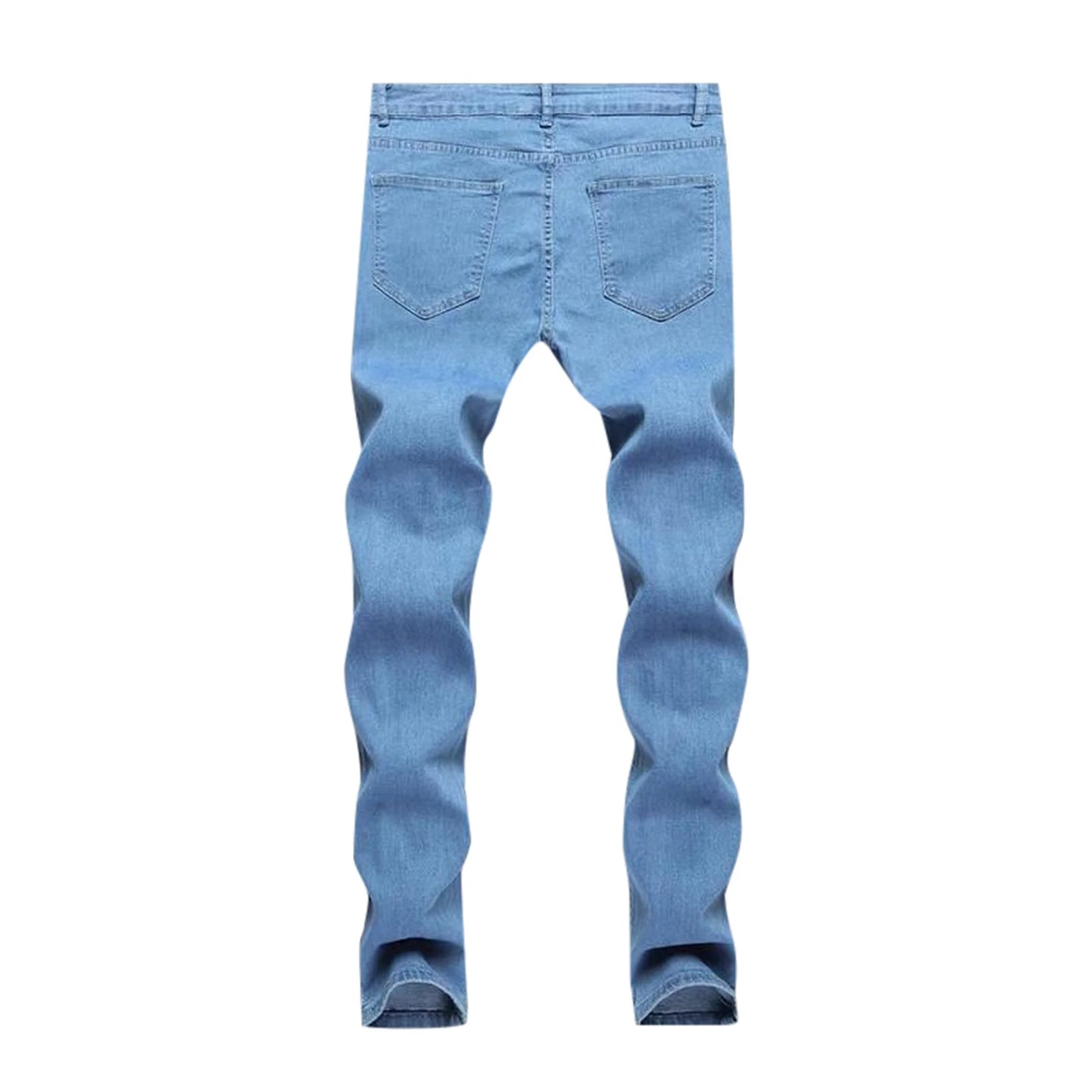 Mens Jeans Jeans Denim Distressed S 3xl Jeans Elastic Slim Fashion Men'S Pants Fashion Street Style Ripped Skinny Jeans